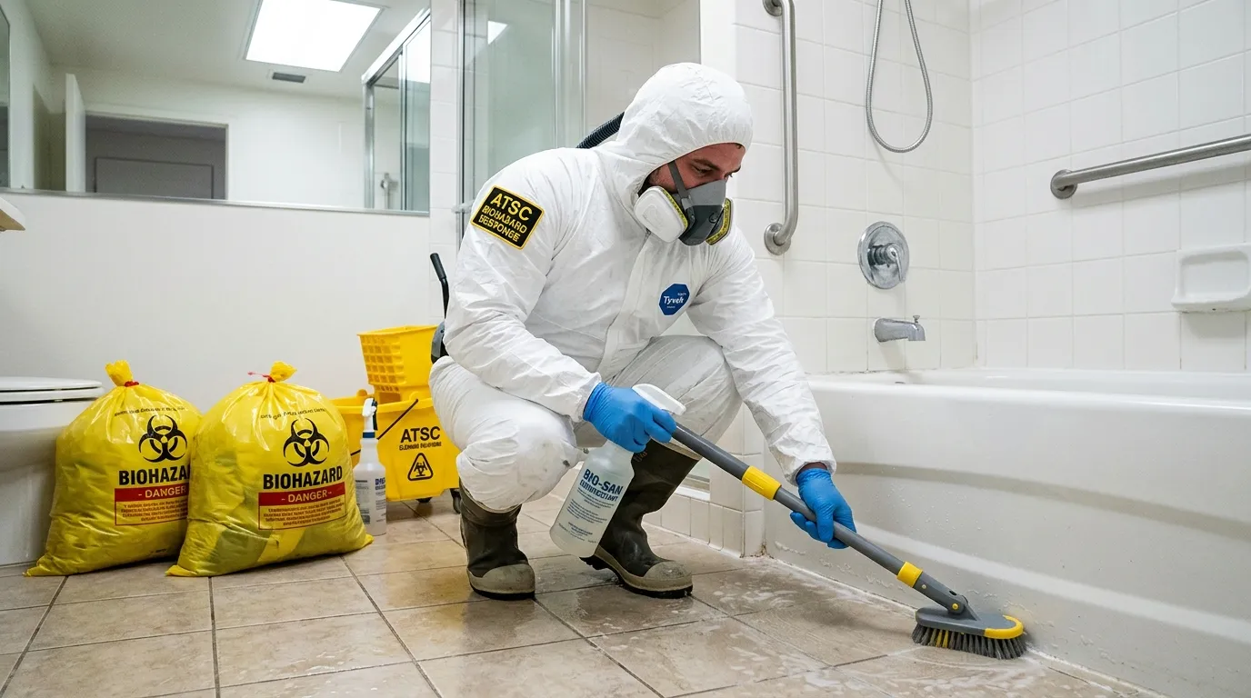 Decontamination equipment deployed for Blood Cleanup in Tarrant